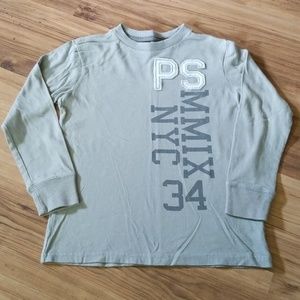 P.S. Aeropostale boys size 8 gray long sleeve tee